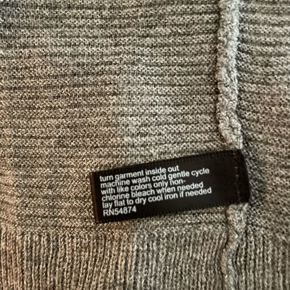 The Limited Open Front Waterfall Sweater Long Duster Gray Small - Picture 7 of 8